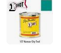 1 Shot Lettering Paint. Kansas City Teal 1/2 Pint